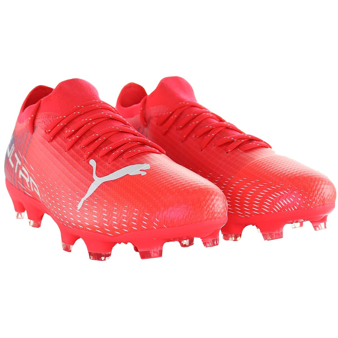 Puma Ultra 2.3 FG/AG Kids Red Football Boots