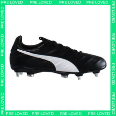 Puma King Platinum 21 MxSG Mens Black Football Boots NO BOX