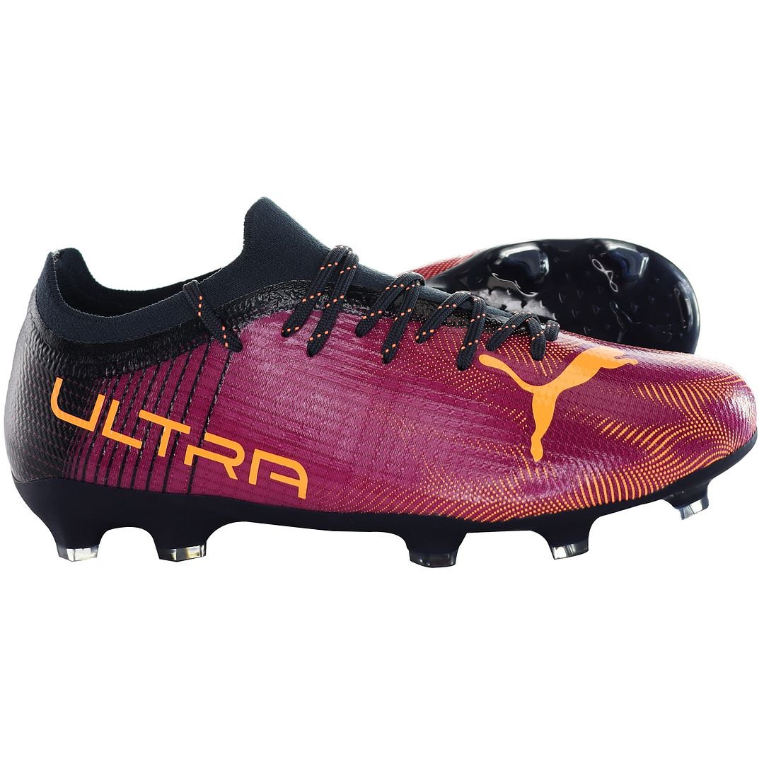 Puma Ultra 2.4 FG/AG Kids Purple Football Boots