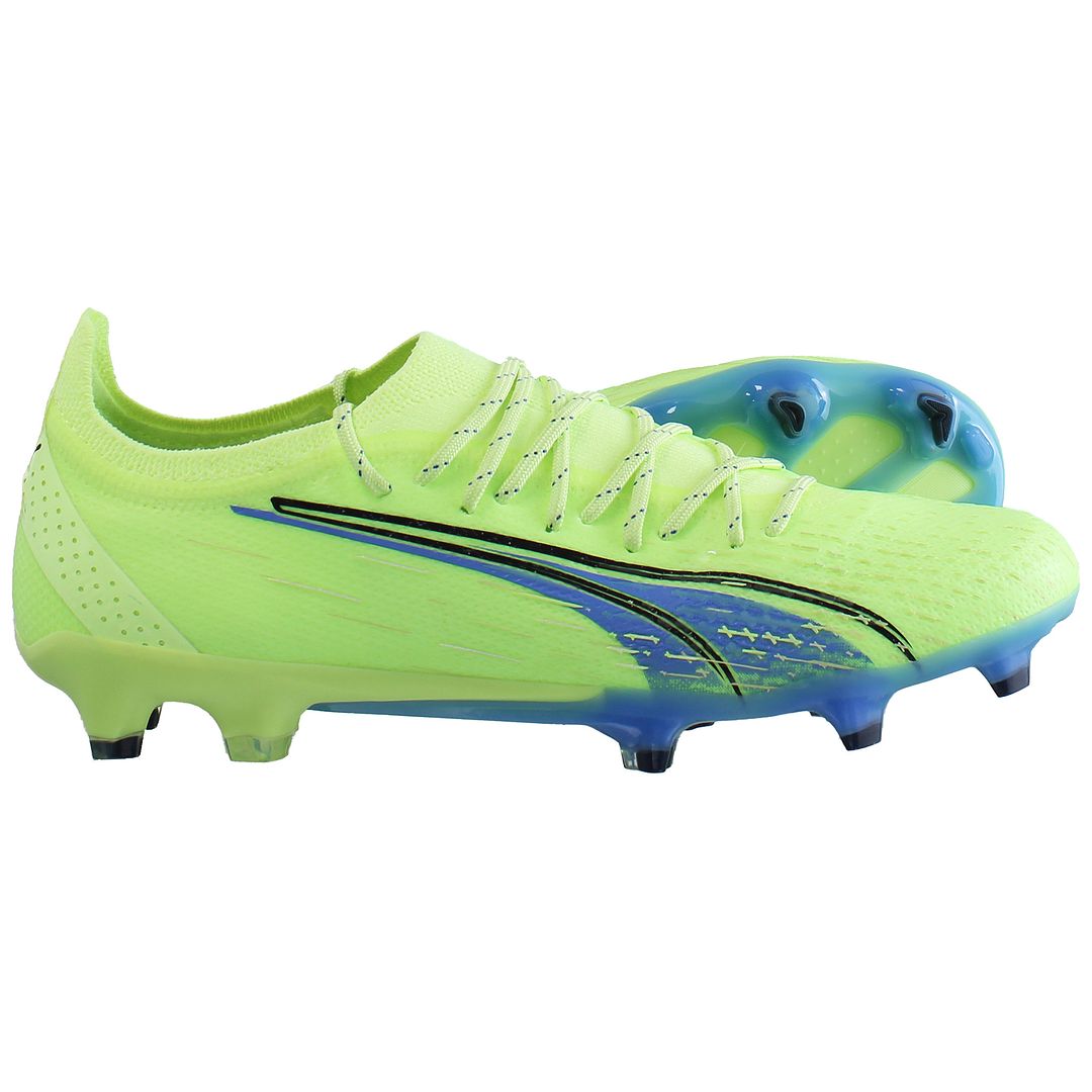 Puma Ultra Ultimate FG/AG Mens Green Football Boots