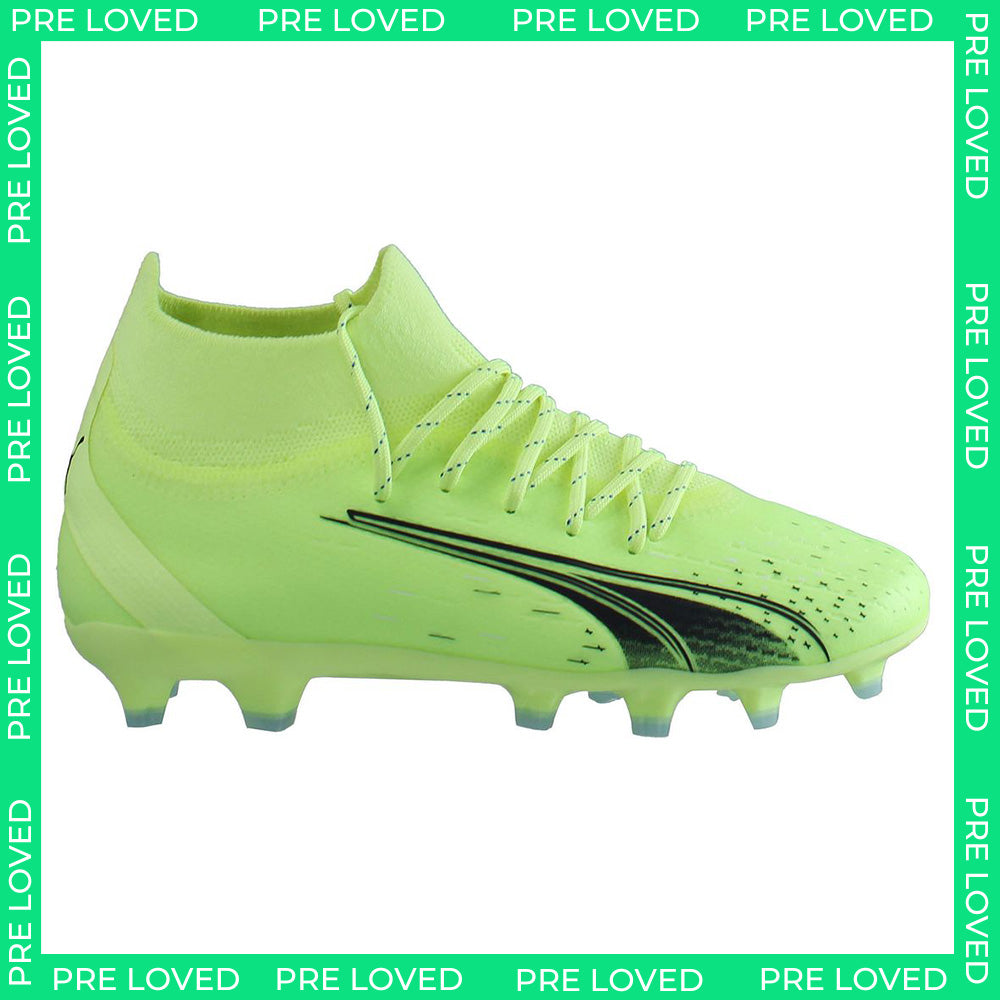 Puma Ultra Pro FG/AG Green Kids Football Boots NO BOX