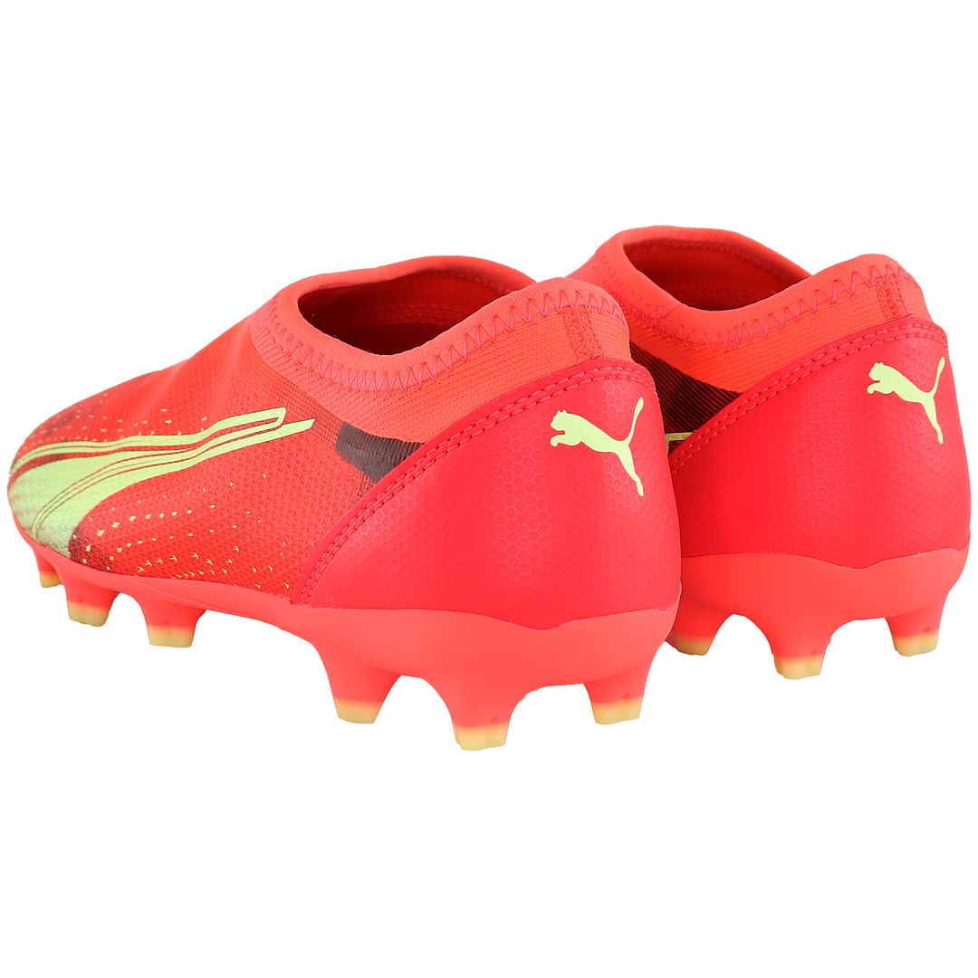 Puma Ultra Match LL FG/AG Kids Orange Football Boots