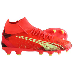 Puma Ultra Pro FG/AG Red Mens Football Boots