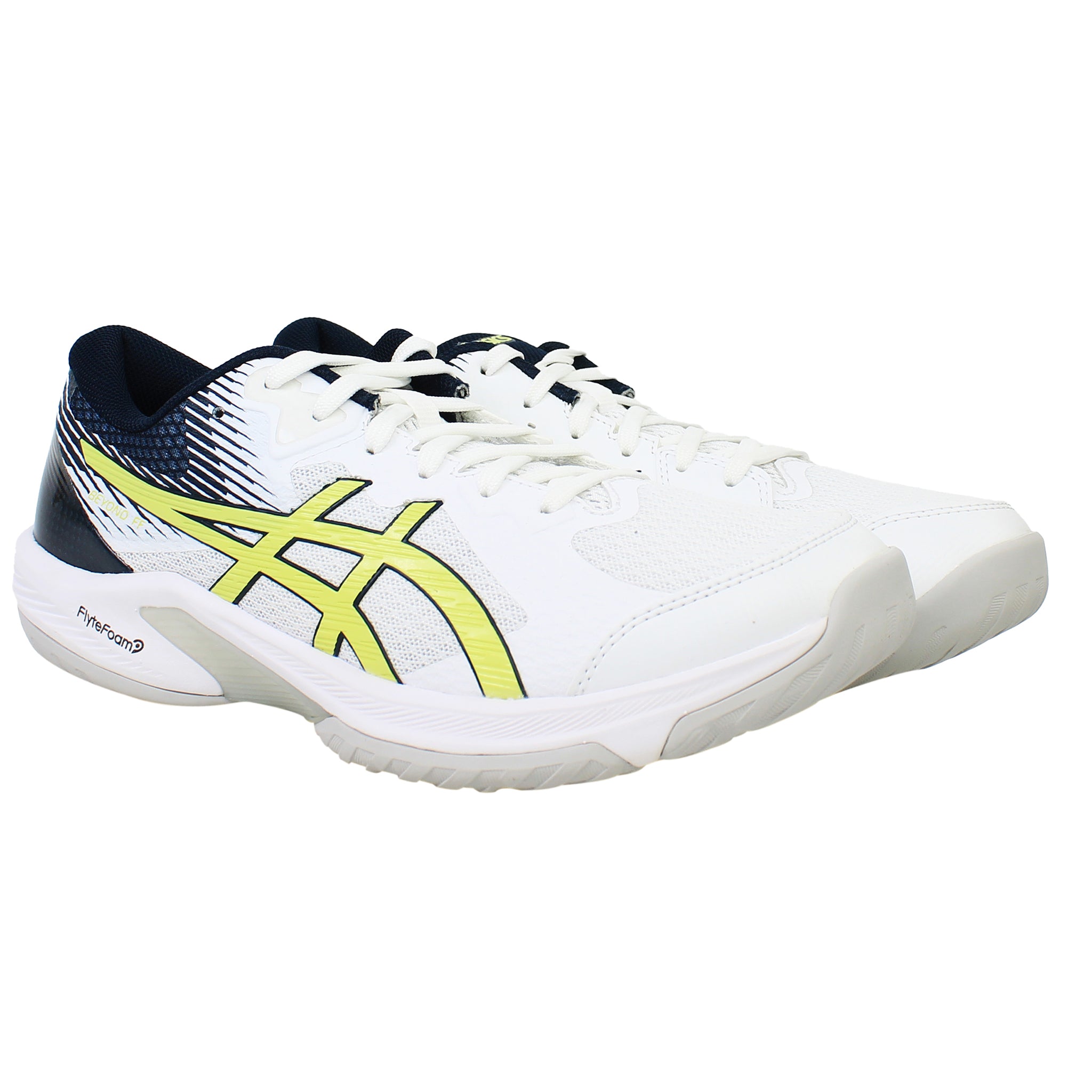 Asics Gel Beyond FF Mens White Voleyball Shoes