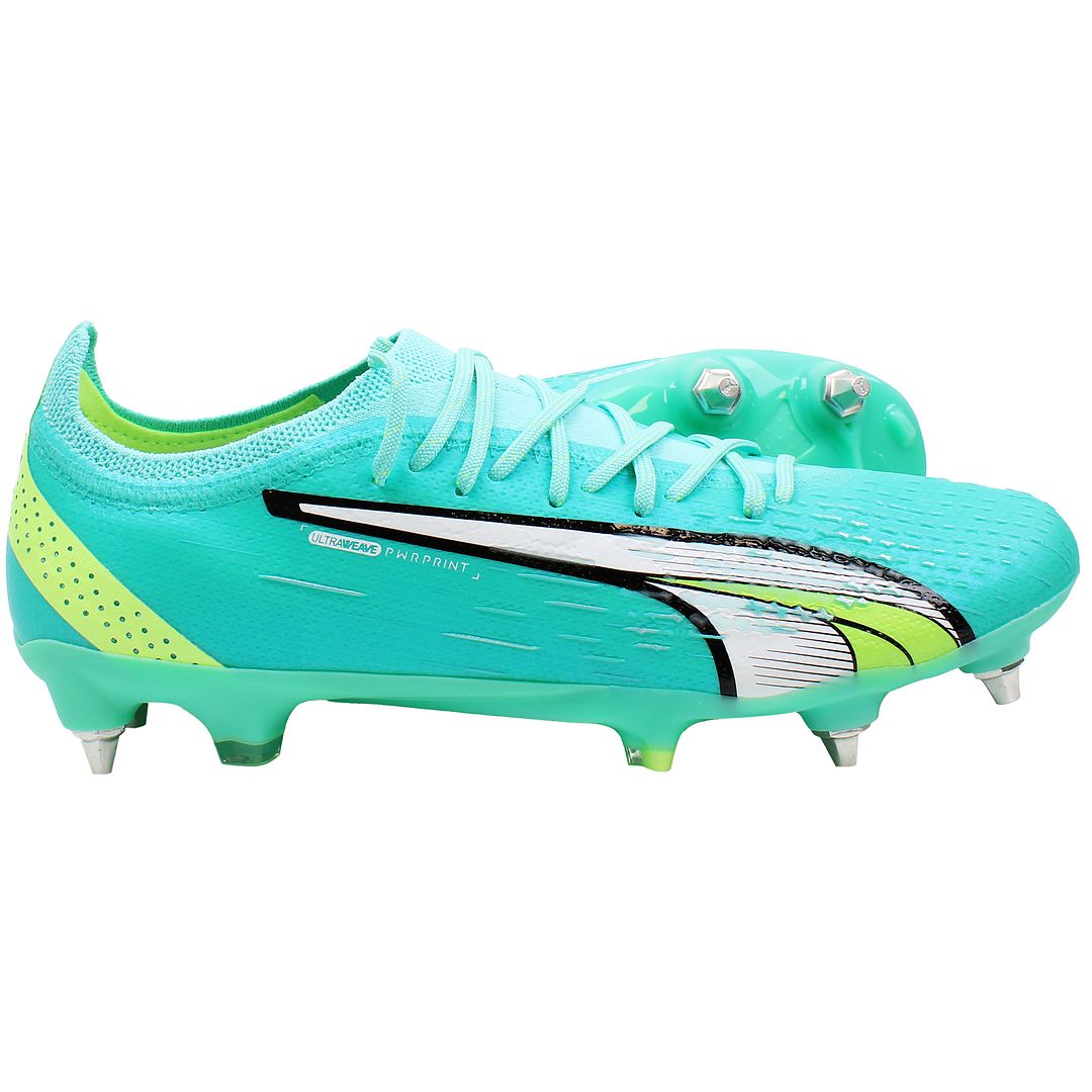 Puma Ultra Ultimate MxSG Mens Green Football Boots