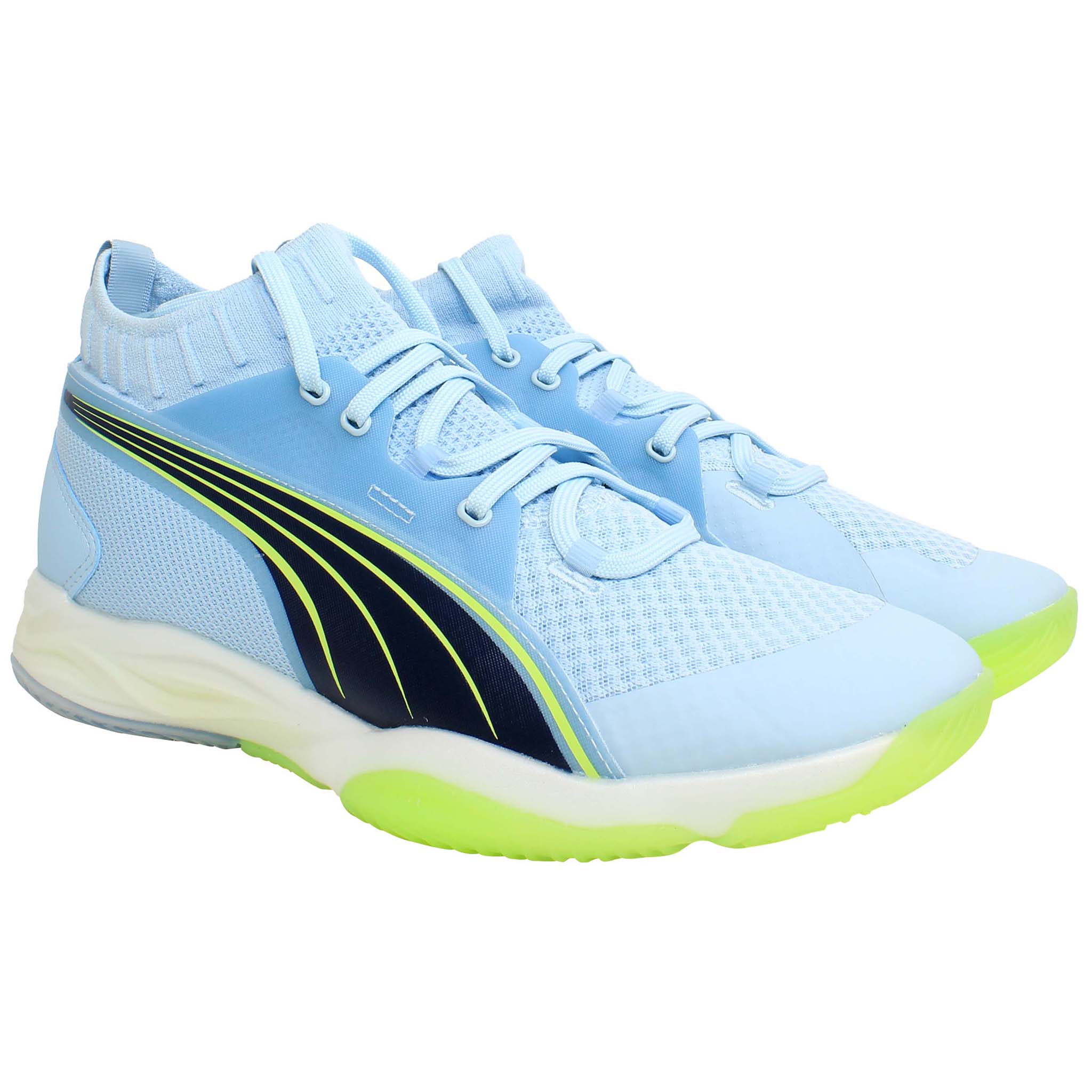 Puma Eliminate Nitro SQD Mens Blue Handball Shoes