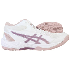 Asics Gel-Task 4 MT Womens White Volleyball Shoes