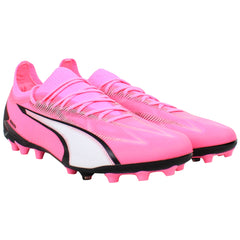 Puma Ultra Ultimate MG Mens Pink Football Boots