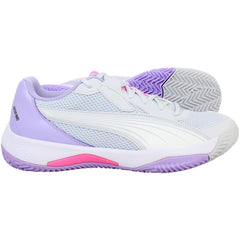 Puma Nova Womens White Court Shoes