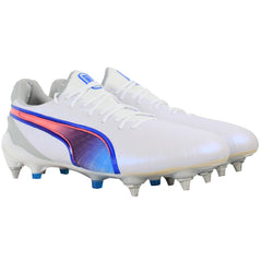 Puma King Ultimate MxSG Mens White Football Boots