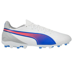 Puma King Match MG Mens White Football Boots