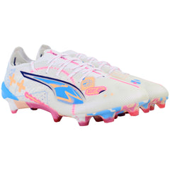 Puma Ultra 5 Ultimate FG Mens White Football Boots