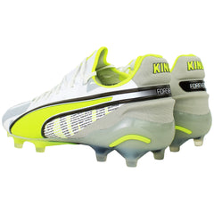 Puma King Ultimate Forever FG/AG Mens White Football Boots