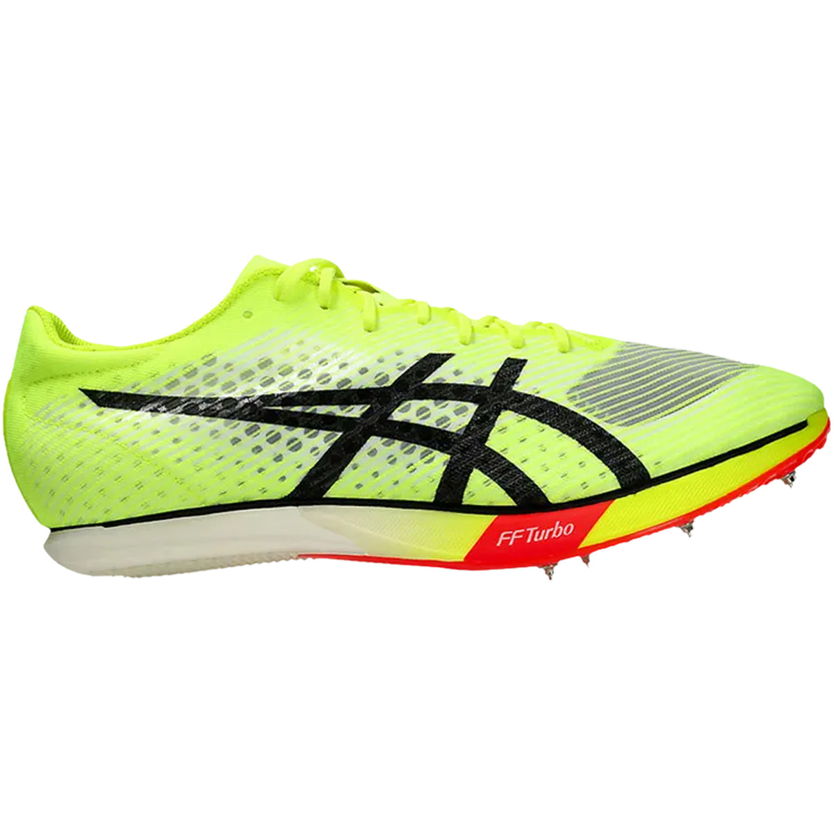 Asics Metaspeed MD Paris Mens Yellow Running Shoes