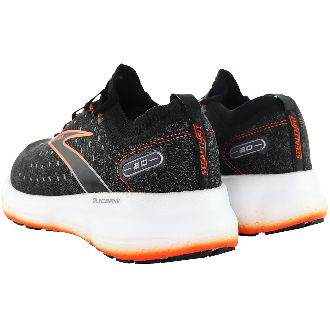 Brooks Glycerin StealthFit 20 Mens Dark Grey Running Shoes