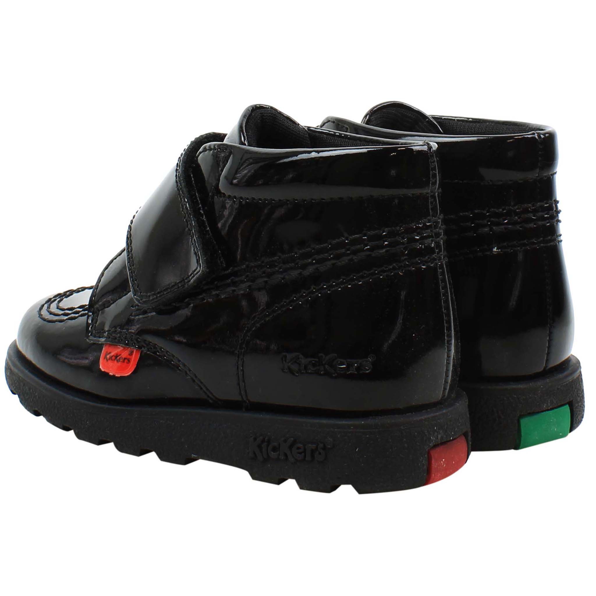 Kickers Fragma Hi Shine MTO Kids Black Boots