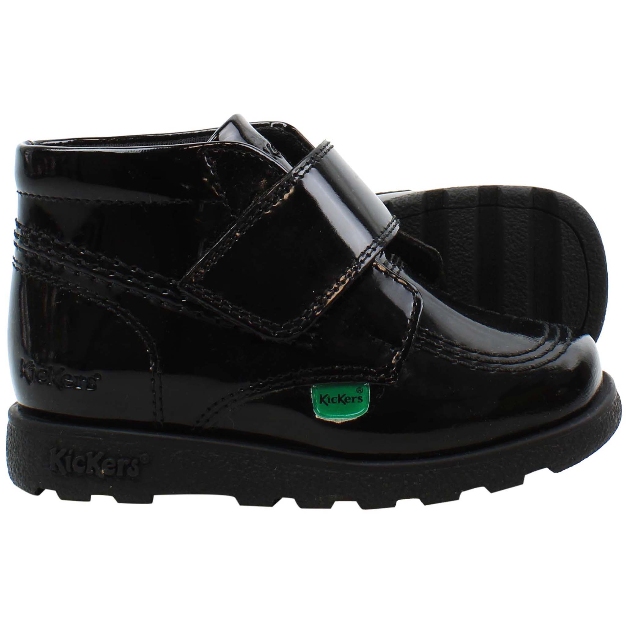 Kickers Fragma Hi Shine MTO Kids Black Boots