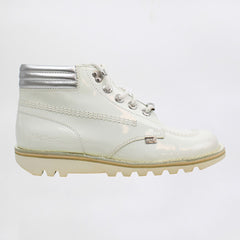 Kickers Throwback Ankle Womens White Boots NO BOX