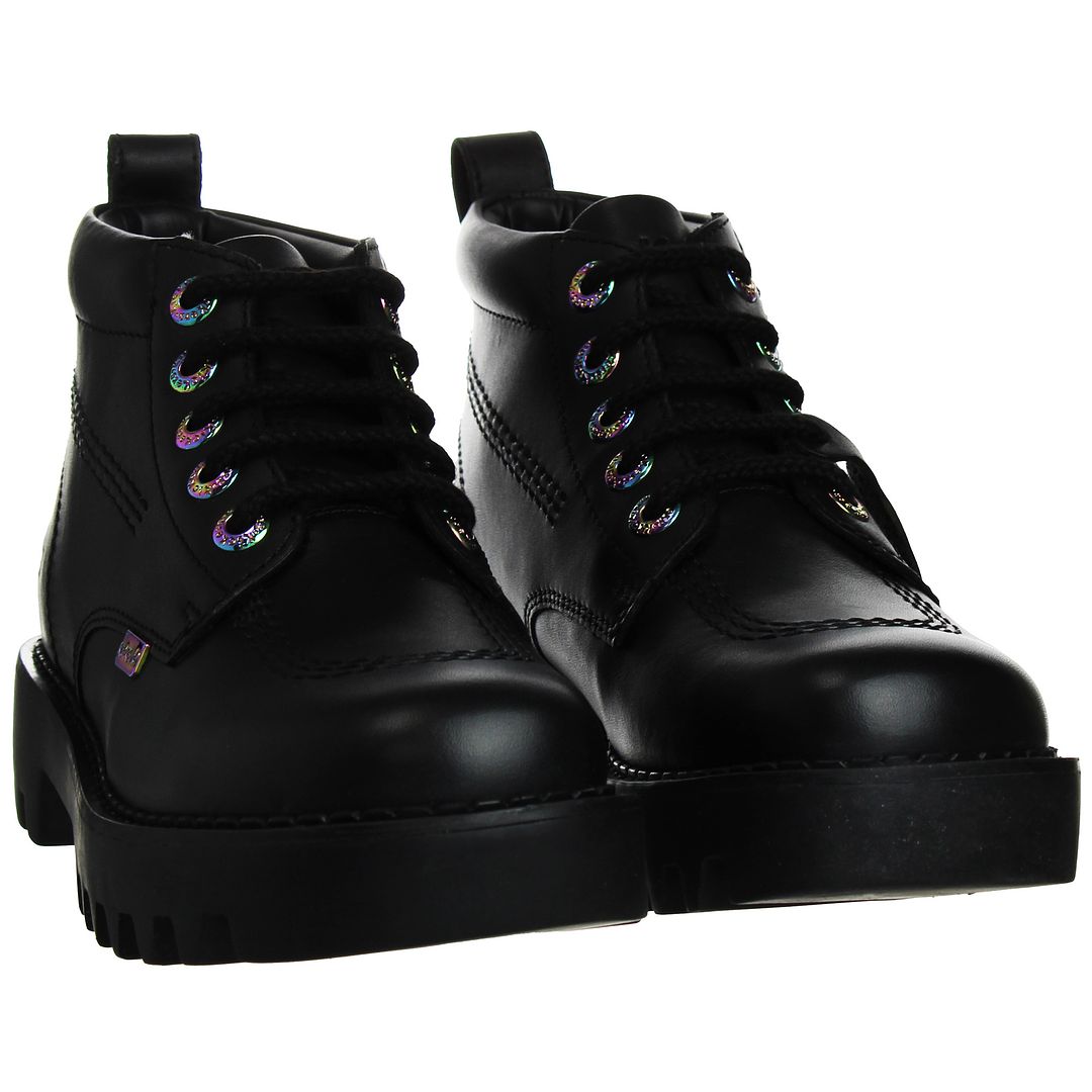 Kickers Kizziie Higher Womens Black Boots