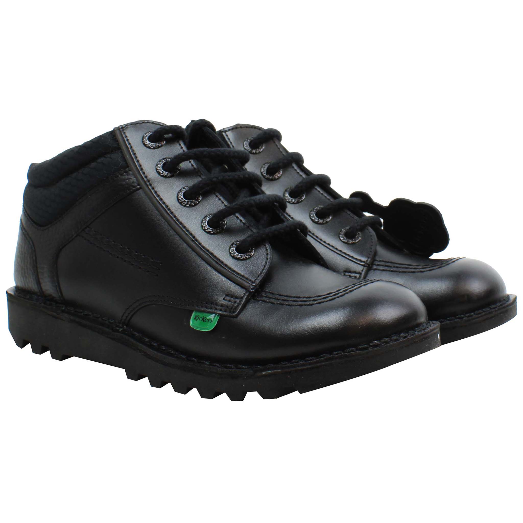 Kickers Flex Kids Black Shoes