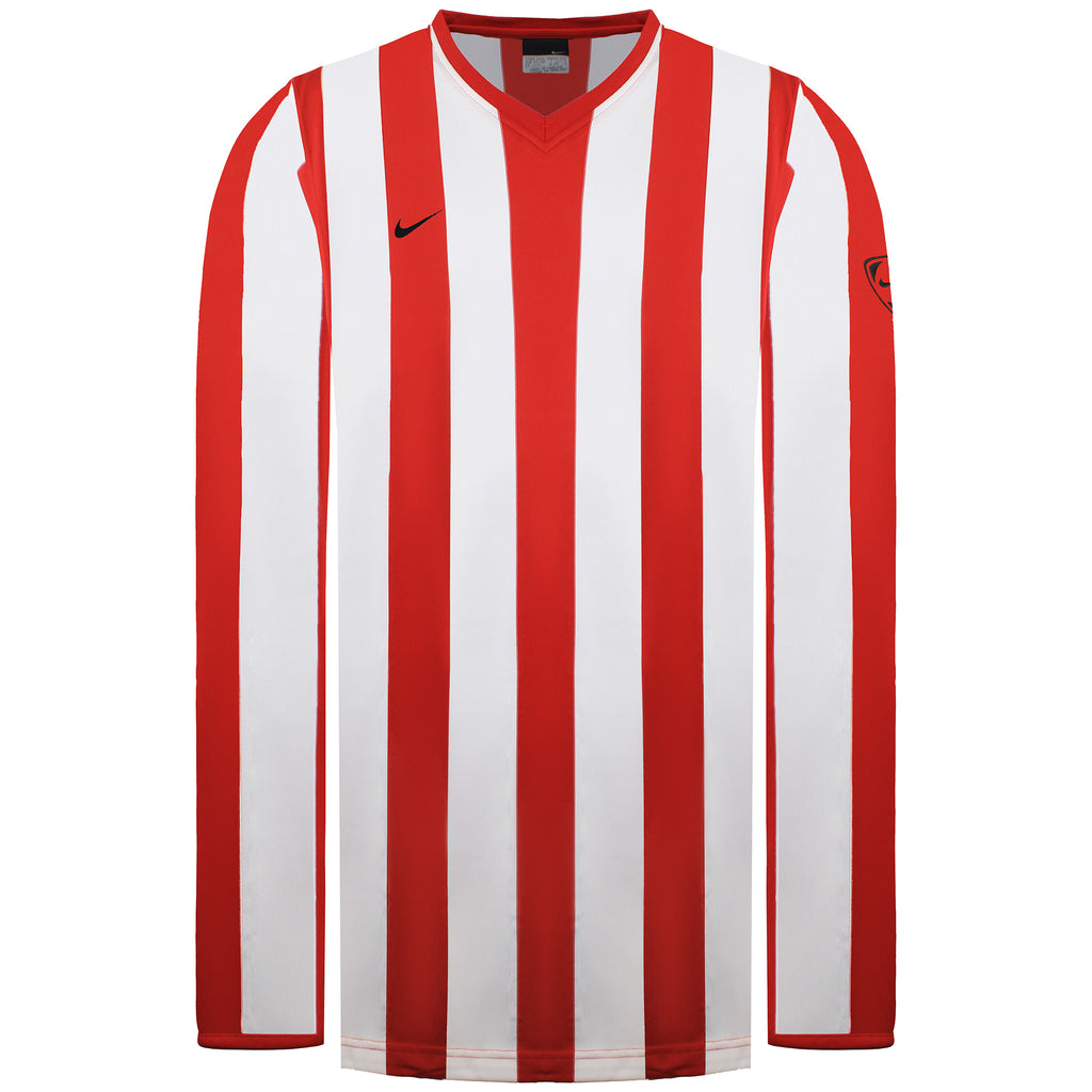 Nike Striped Mens Red/White Football Shirt