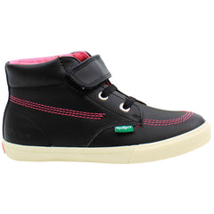 Kickers Kacey Hi Kids Black Shoes