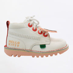 Kickers x Hello Kitty Kids White Boots NO BOX