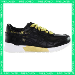 Asics Tiger Gel-Lyte Womens Black/Gold Trainers NO BOX