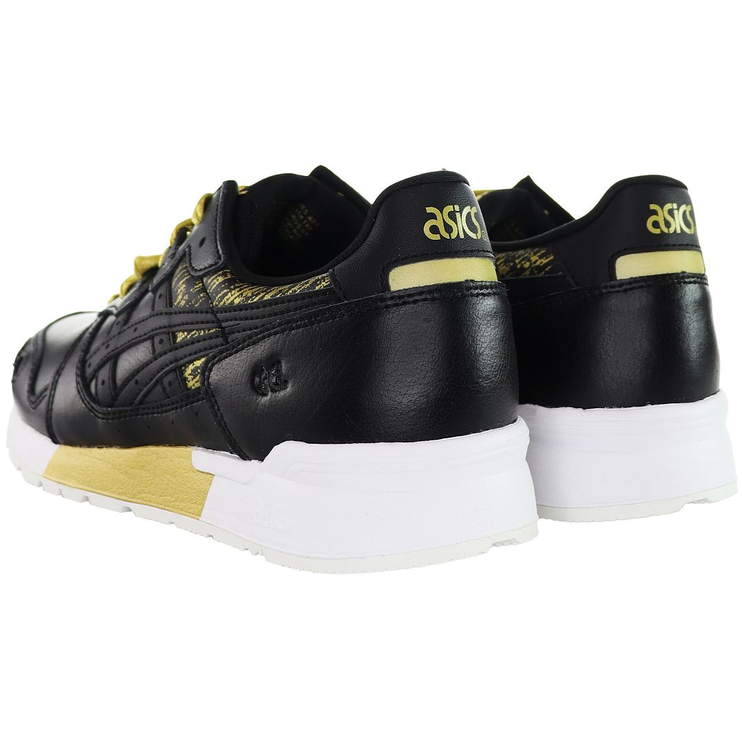 Asics Tiger Gel-Lyte Womens Black/Gold Trainers