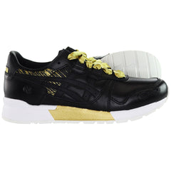 Asics Tiger Gel-Lyte Womens Black/Gold Trainers