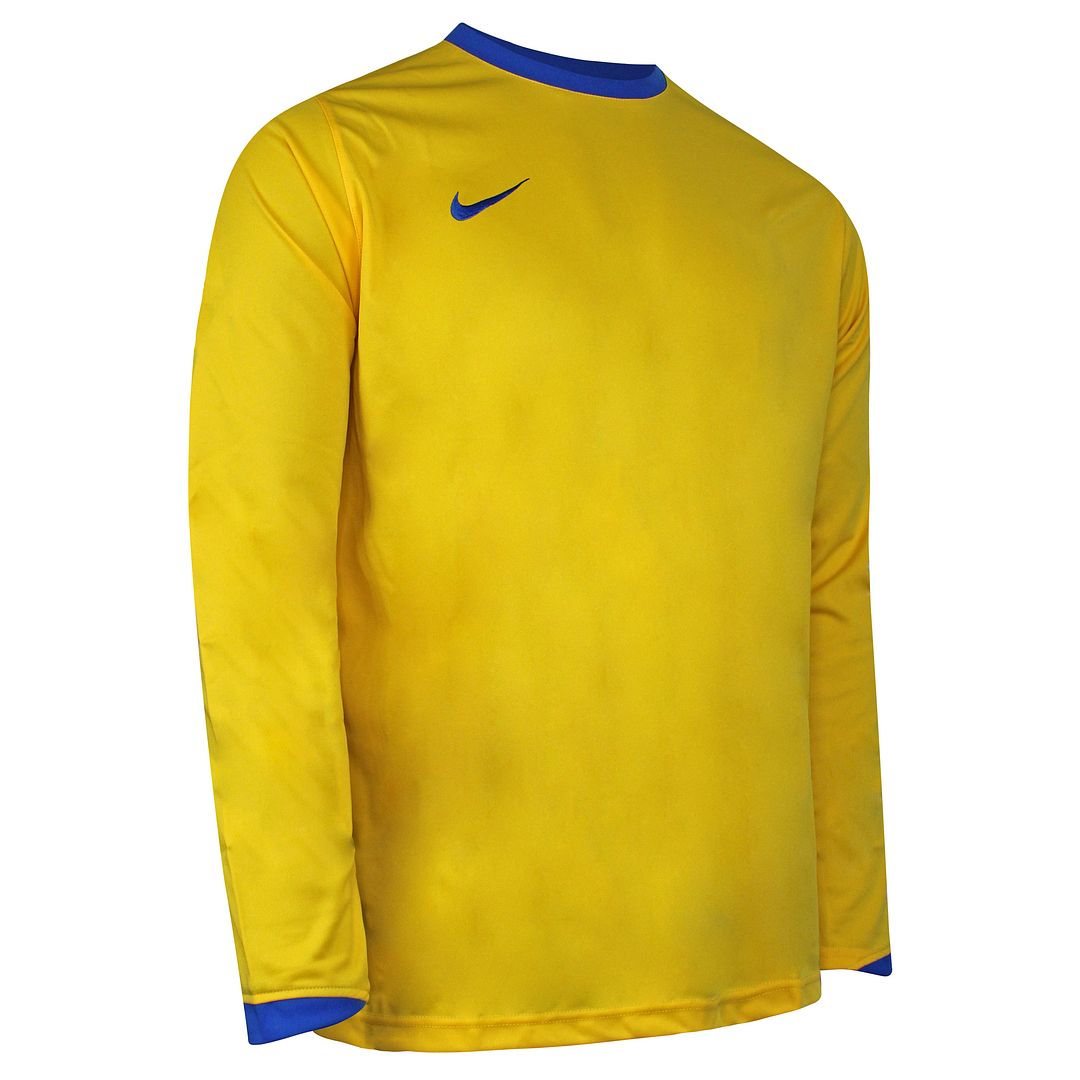 Nike Logo Mens Yellow Football Shirt