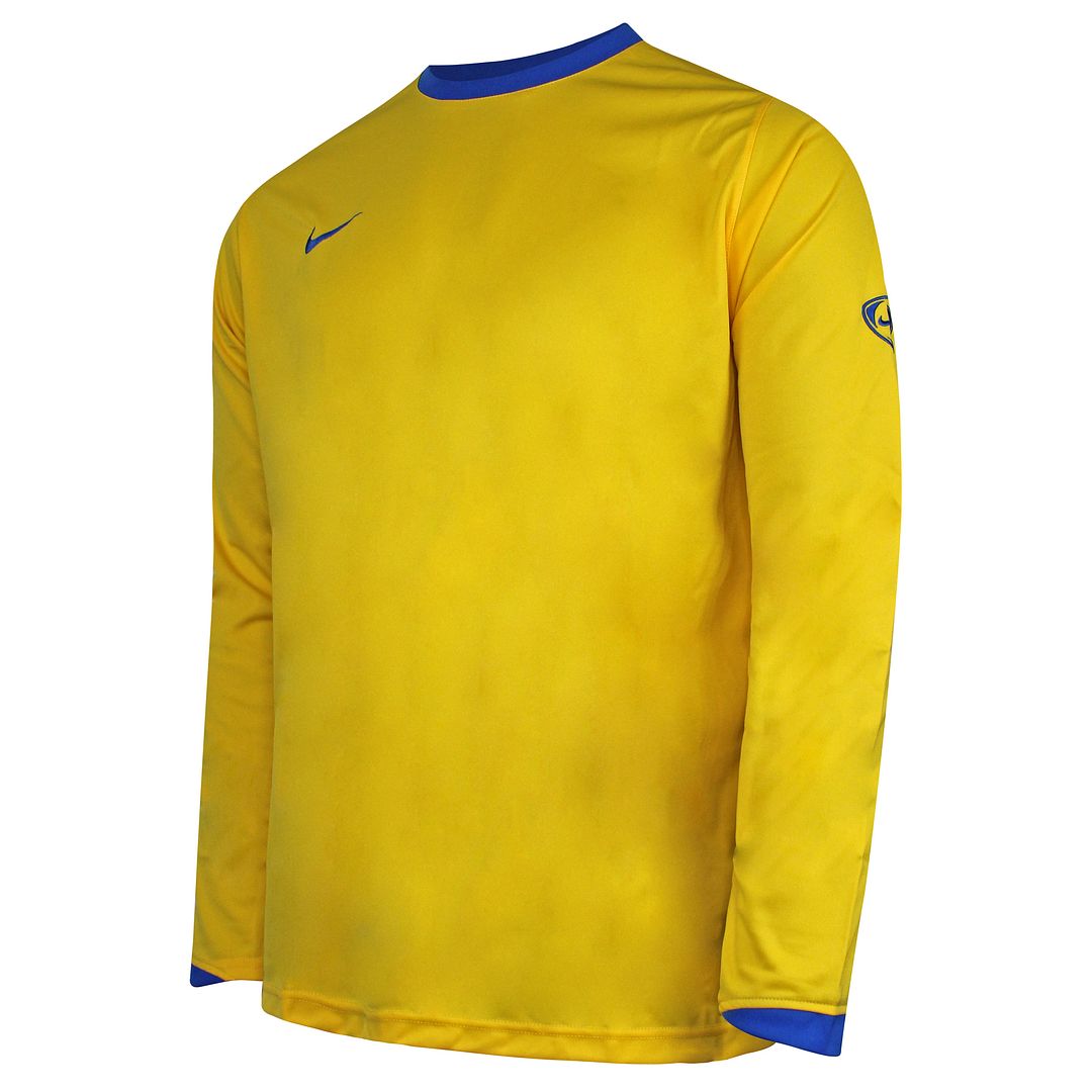 Nike Logo Mens Yellow Football Shirt