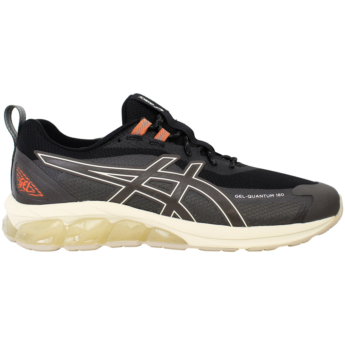 Asics Gel-Quantum 180 VII Mens Black Running Shoes