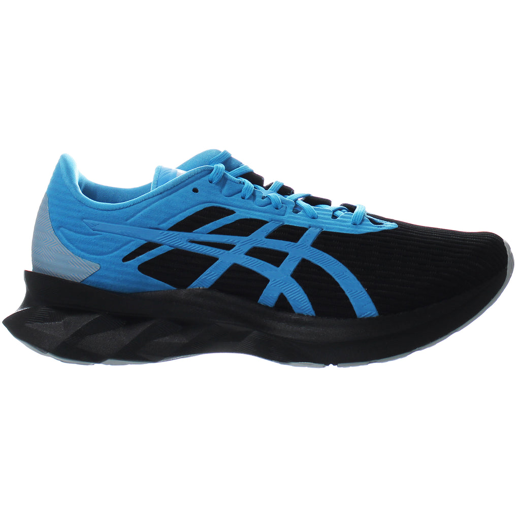 Asics Novablast SPS Mens Black/Blue Trainers