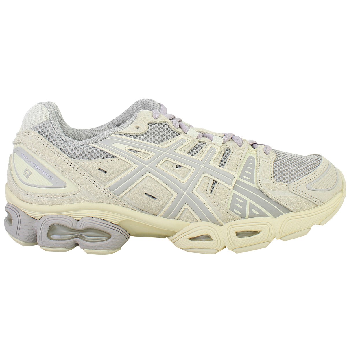 Asics Gel-Nimbus 9 Womens Beige Trainers