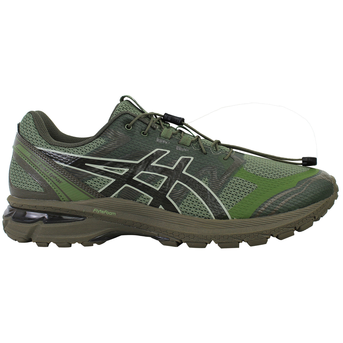 Asics San San Gear x Gel-Terrain Mens Green Trainers