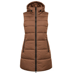 Jack Wolfskin Eisbach Womens Brown Gilet