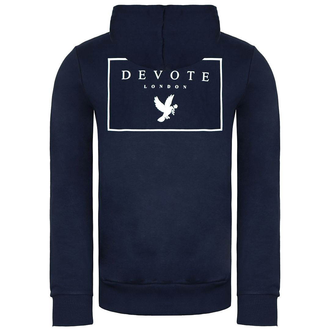 Devote London Pacey Mens Navy/White Track Jacket