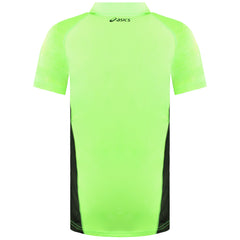 Asics Resolution Mens Black/Green Polo Shirt