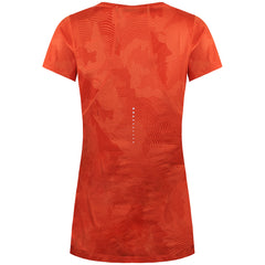 Asics Motion Dry Womens Orange Running Top