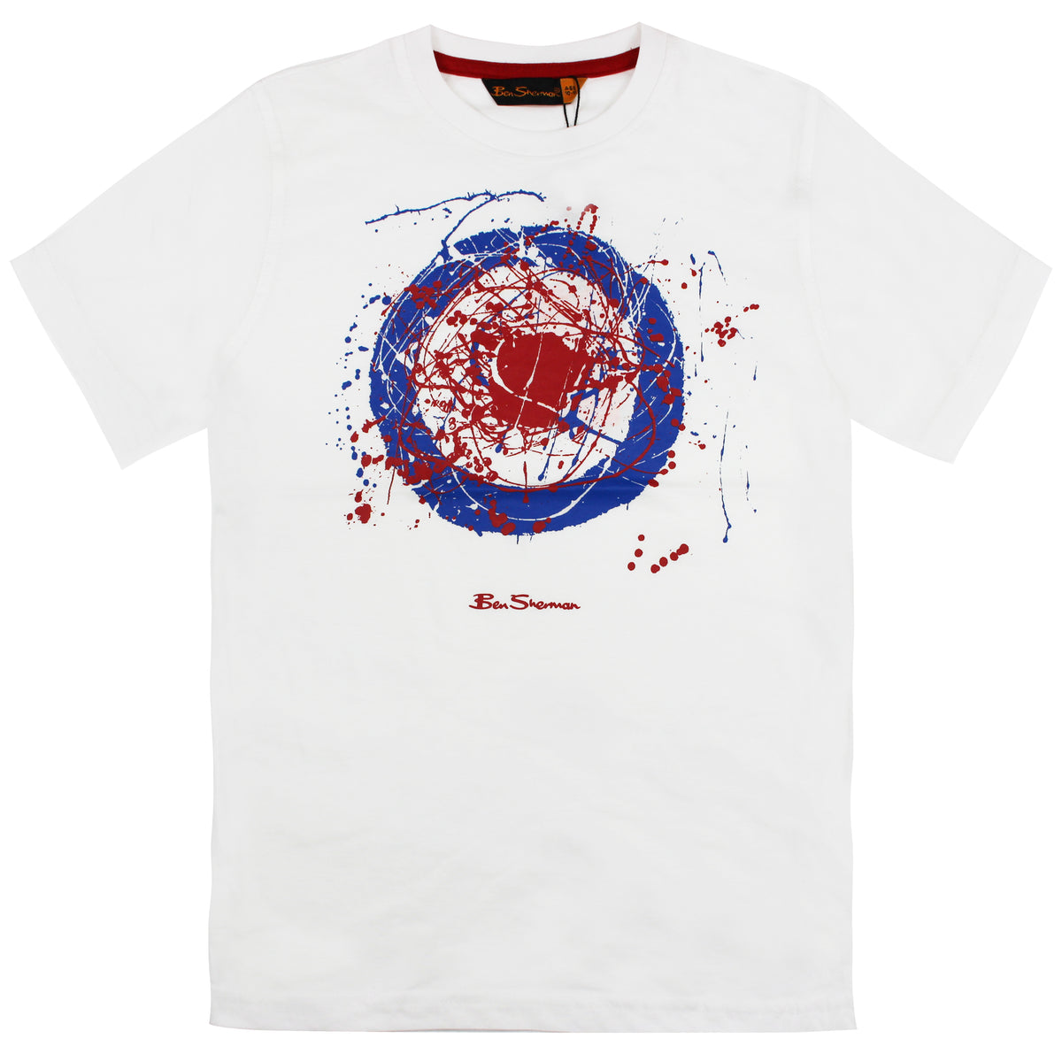 Ben Sherman Target Print Kids White T-Shirt