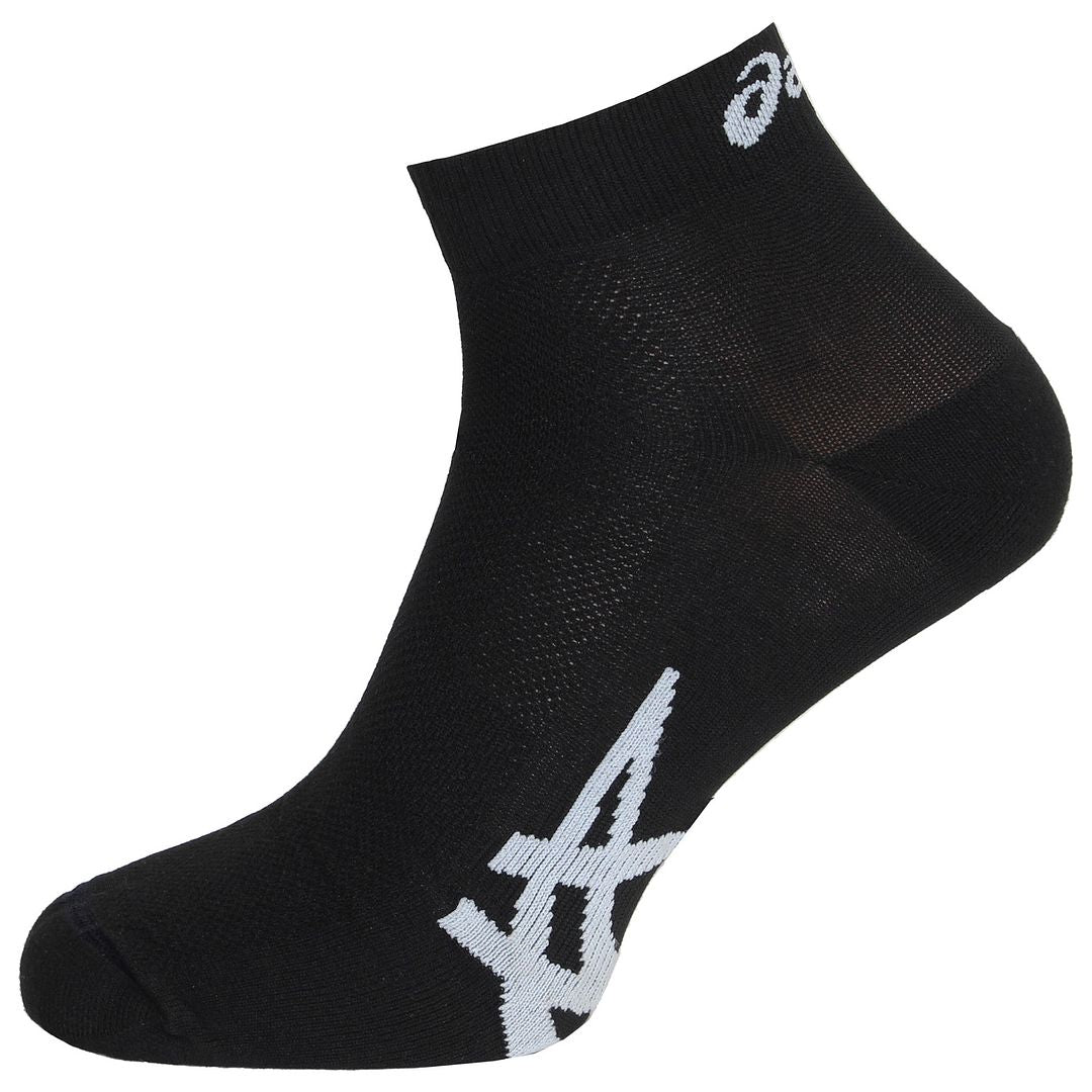 Asics Motion Dry Mens Black/White Quarter Tech Socks