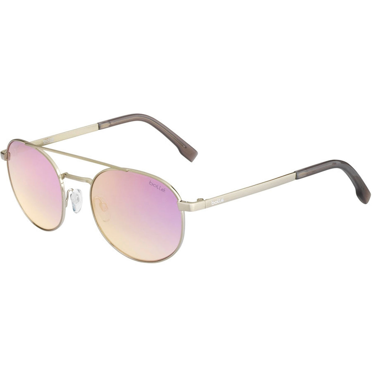 Bollé OVA Pink Polarized Silver Sunglasses