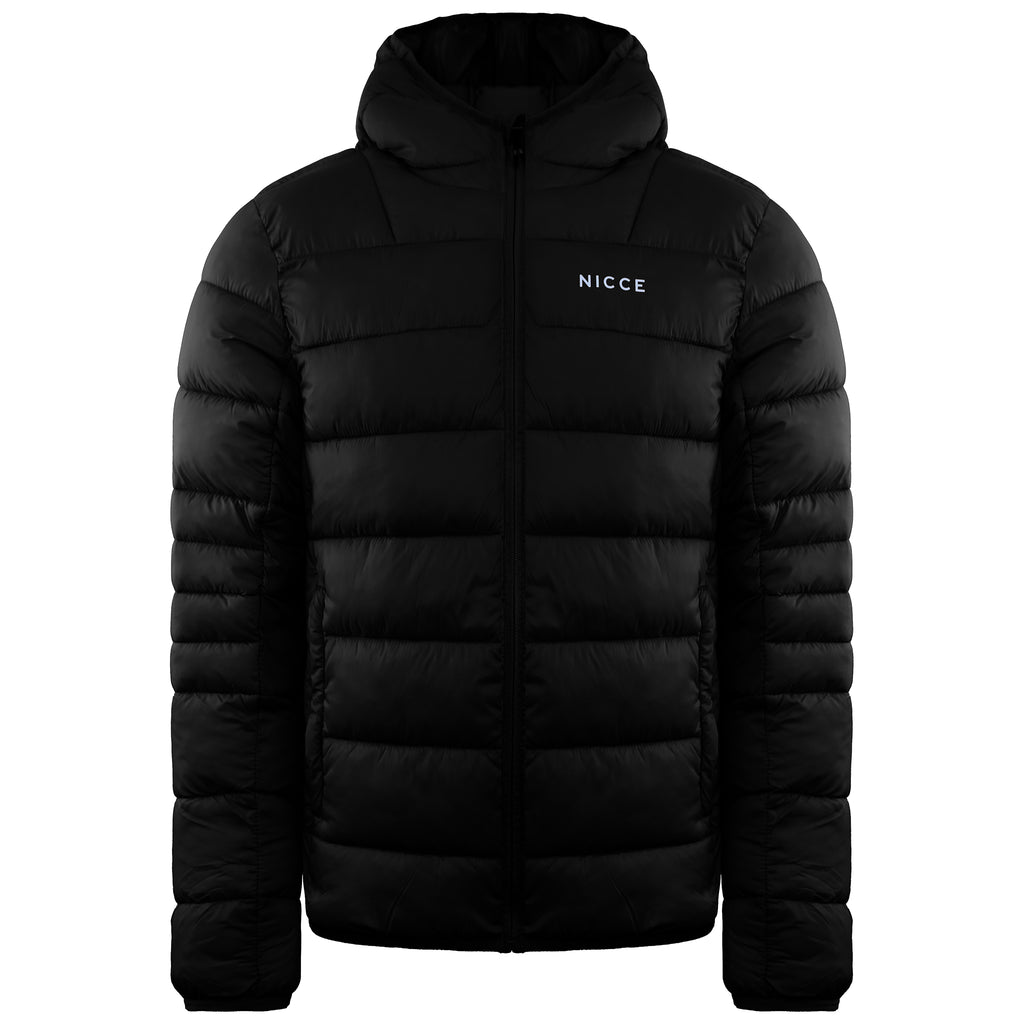 Nicce Skyline Mens Black Padded Jacket