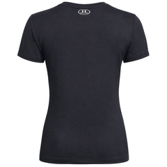 Under Armour Tech V Womens Black T-Shirt
