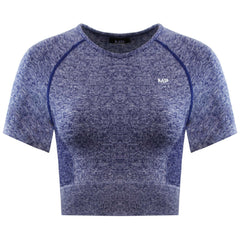 MyProtein Curve Womens Galaxy Blue Crop Top