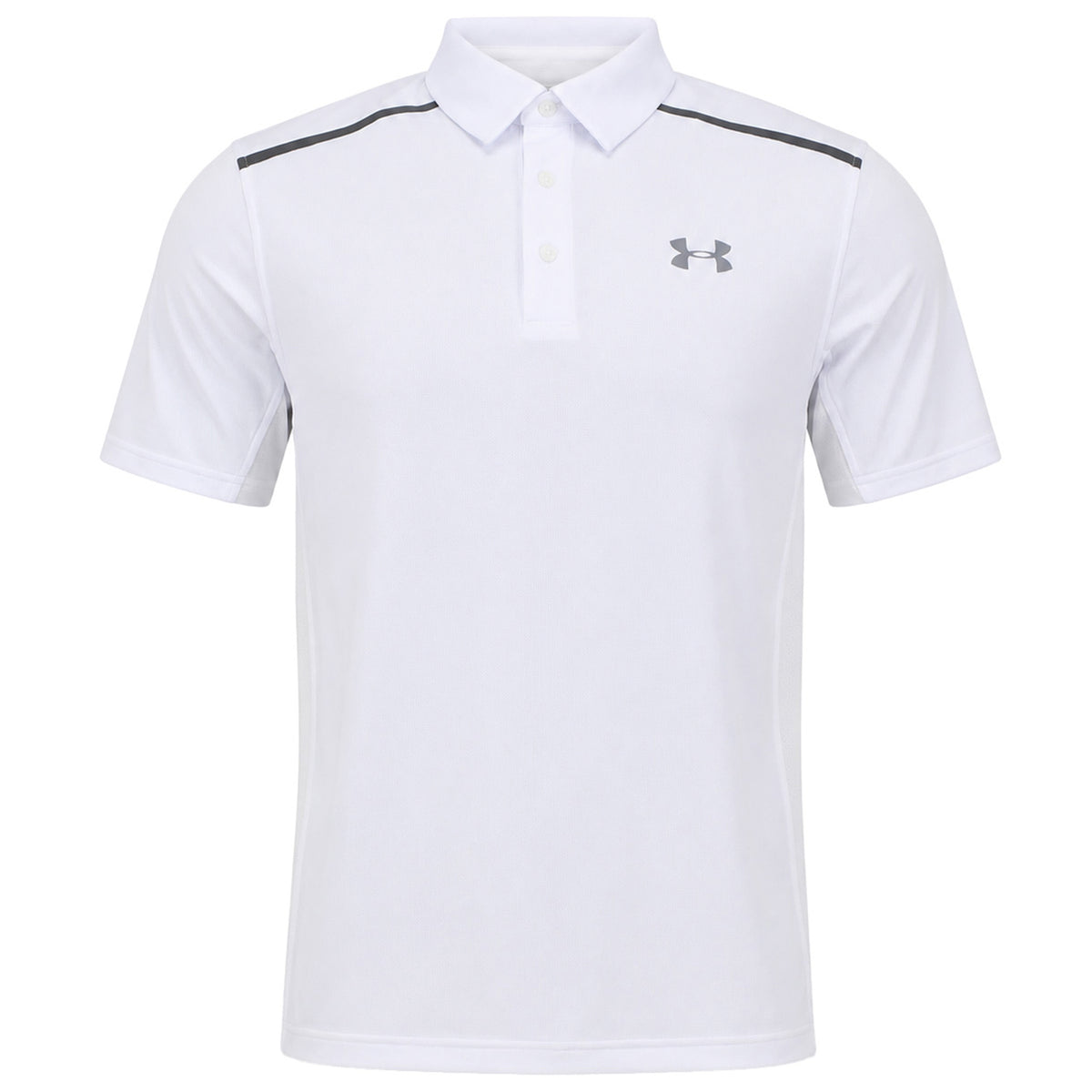 Under Armour Centre Court Mens White Polo Shirt