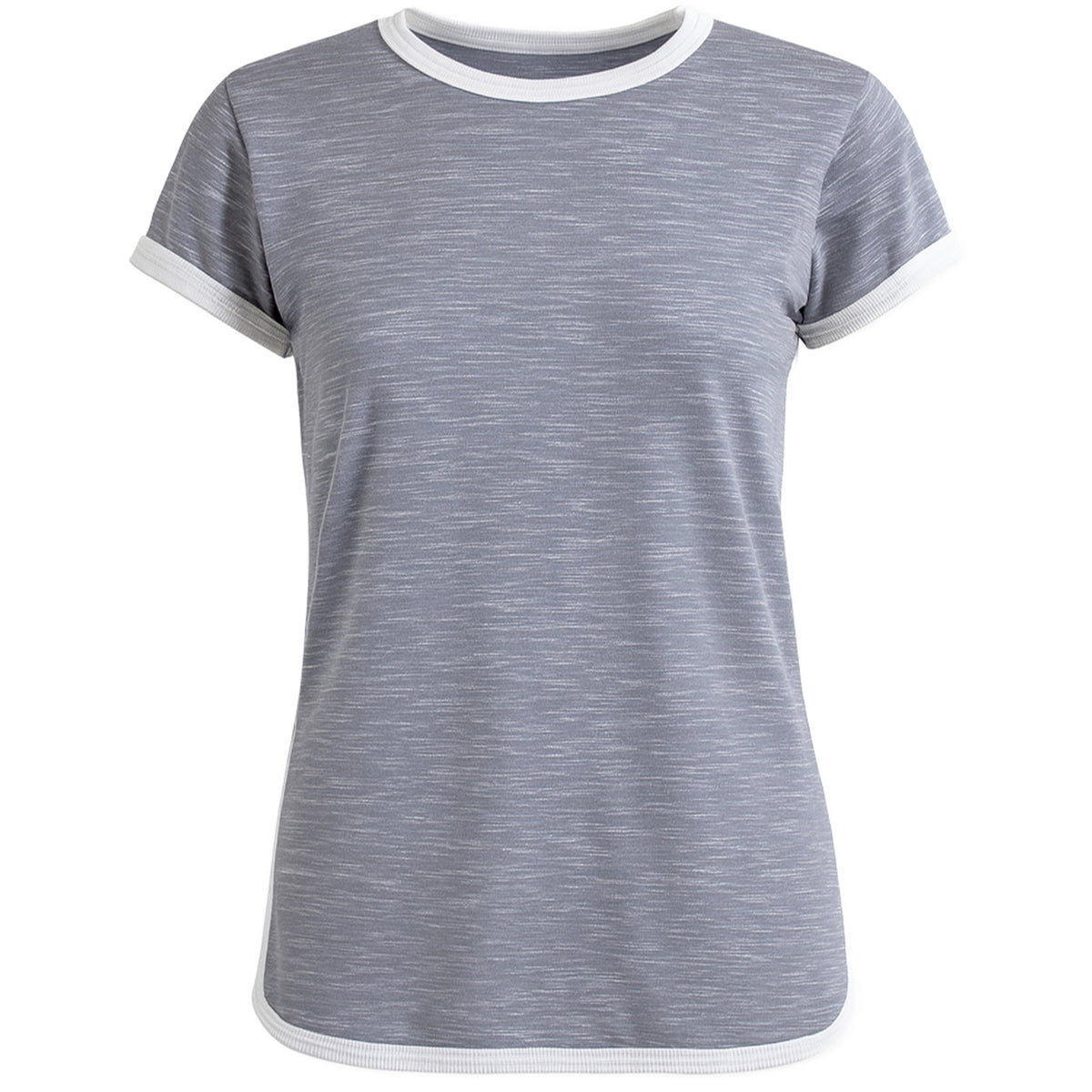 Under Armour Fashlete Mesh Womens Grey T-Shirt