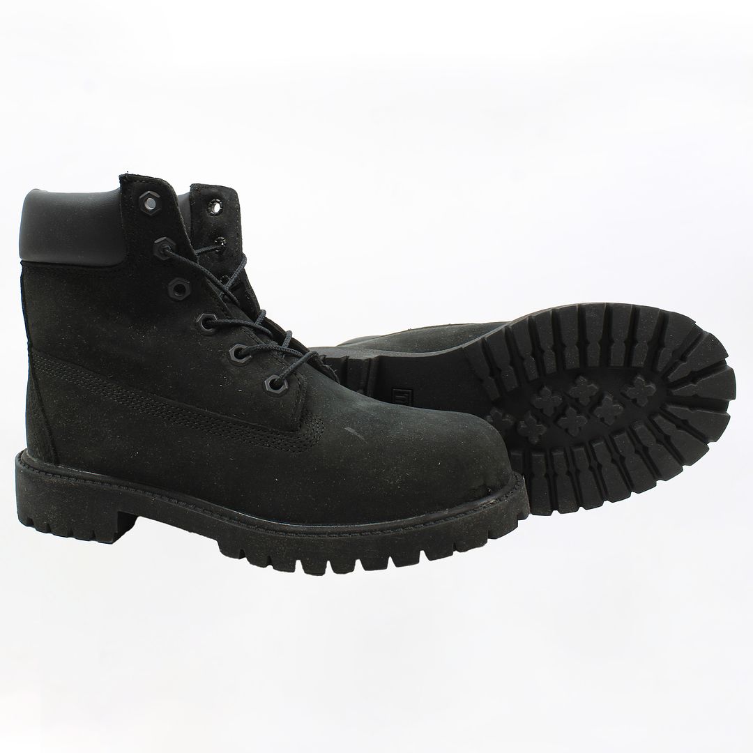 Timberland 6inch Kids Black Boots NO BOX