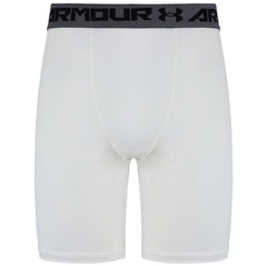 Under Armour Logo Mens White Baselayer Shorts